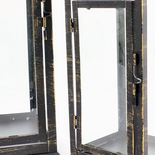 INIGUAL, Lanterna Marroquina Decorativa Preta 56/40cm Kit 2pc