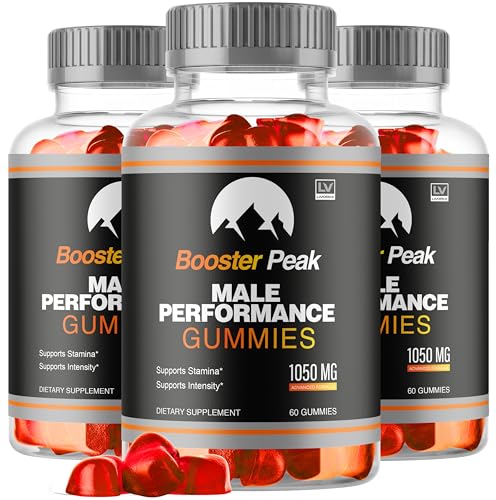 (3 Pack) Booster Peak Gummies, Booster Peak Gummies for Men, Booster Peak, BoosterPeak Gummies for Men, Booster Peak Supplement Support Gummies, Booster Peak Advanced Formula, 180 Gummies For 3 Months