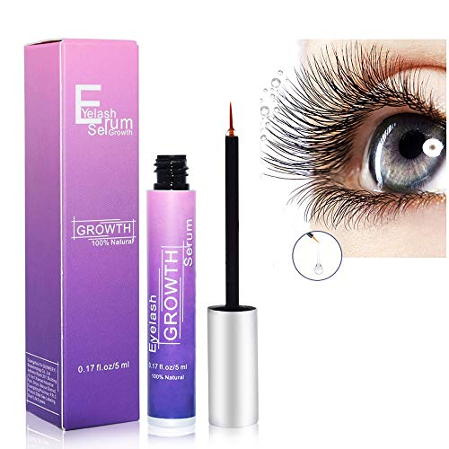 Eyelash Eyebrow Growth Serum for Natural Lash Boost Serum Brow Growth Enhancer Enhancing (Purple)