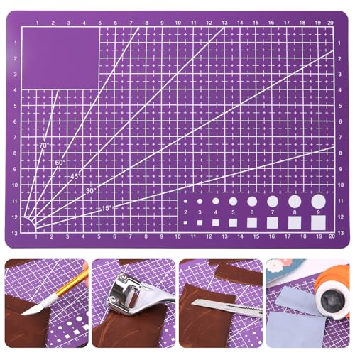 A5 Self Healing Cutting Mat Double Sided, Small Cutting Mat Great for Scrapbooking, Quilting, Fabric, Sewing Crafts Projects