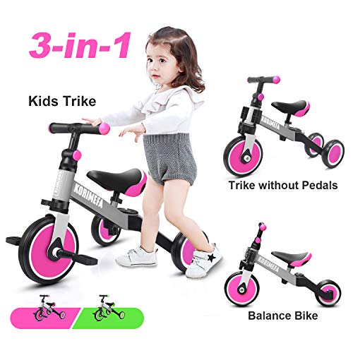 3 in 1 Kids Trike for Children 1-3 Years Old Kids Tricycle Boys