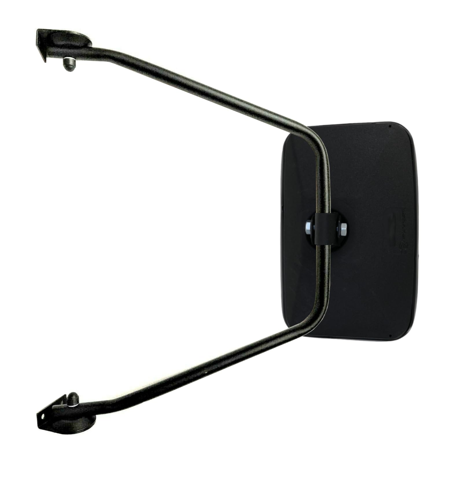 Specchietto retrovisore esterno 250 x 165 mm R1800 Ø10, Ø15 e Ø18 mm E20 e supporto specchio per camion trattore escavatore