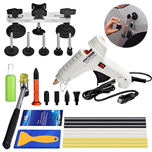 Super PDR 17pcs DIY Automobile PDR Kit de Démontage de Réparation de Carrosserie de carrosserie Équipement avec Dent Kit Bridge Boîte Cadeau à Colle
