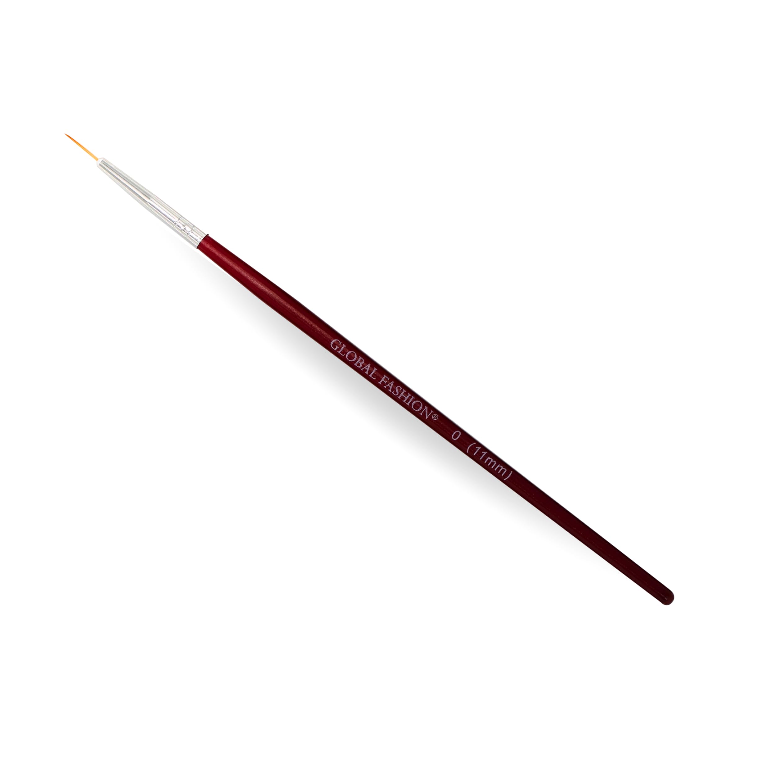 GLOBAL FASHION Professional Nail Art Design Brushes Set 5 Sizes | Fine Liners & 3D Texture Brushes | | Create Stunning Nail Art | (11mm)