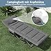 Mopaicot Furn Campingbett feldbett klappbar, Faltbar Gästebett bis 200 kg für, Indoor, Outdoor und Garten