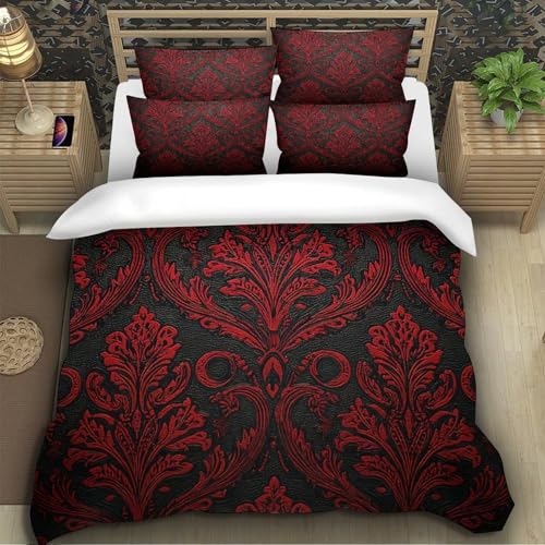 Parure de lit 3D design classique pour chambre de fille