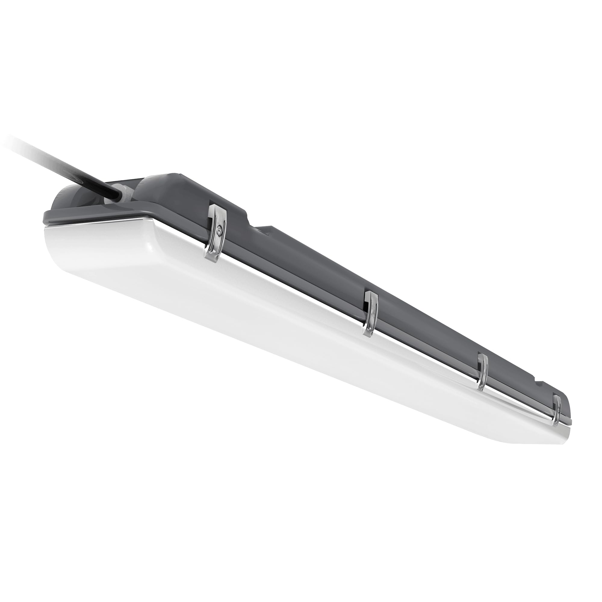 Koda 46” LED Shop Light, 3800 Lumens, 4000K Daylight, Motion Sensor, IP65 Weatherproof, Indoor & Outdoor, Energy Efficient, Easy Install, Hanging or Surface Mount, Ideal for Garage & Workspace