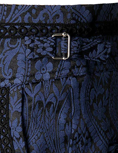 Image of VATPAVE Mens Gothic Pants Cosplay Costume Trousers Steampunk Victorian Pants