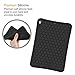 Fintie Case for iPad Pro 10.5 - [Honey Comb Series] Light Weight Anti Slip Kids Friendly Shock Proof Silicone Protective Cover for iPad Pro 10.5 Inch 2017 Release Tablet, Black