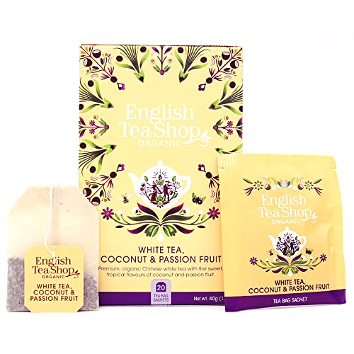 English Tea Shop - White Tea, Coconut & Passion Fruit, 1 Pack 20 Count