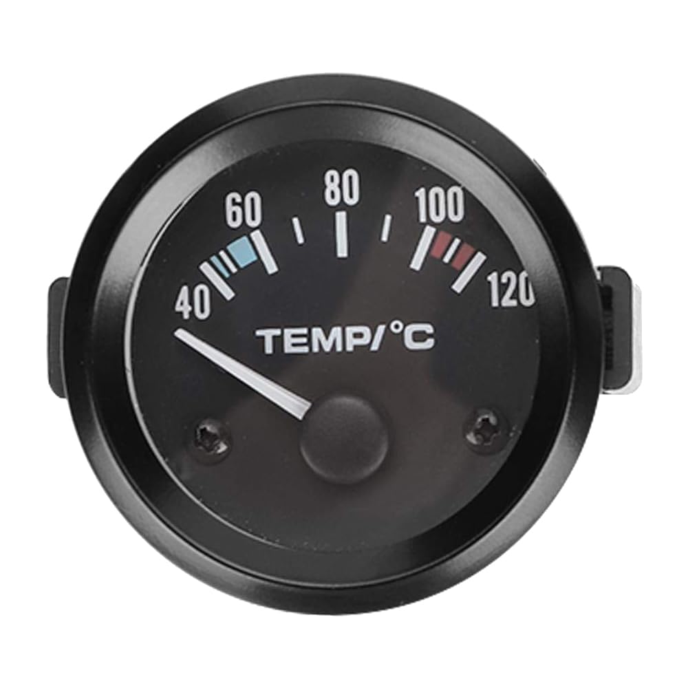 Voarge Instrumentos de coche, 12 V, 5 cm, universal, puntero de temperatura del agua del coche,sensor para coche digital LED universal