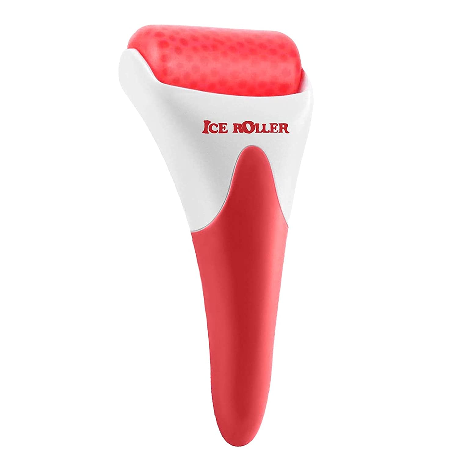 ORILEY Ice Roller Face Massager Facial Skin Care Tool with Cool Gel Beads for Cold Massage Therapy, Reducing Wrinkles & Eye Puffiness (1 Pc, Red)-image-25