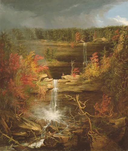 Affiche Toile Chutes de Kaaterskill par Cole, grand format portrait pour mur