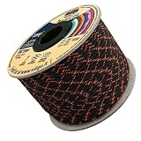 VILIGO Paracord 550 - Corda in Nylon Ideale per Creare un Bracciale, Guinzaglo o Collare, Corda da Campeggio per Tende ed Escursionismo (15 m, Falling Stars)