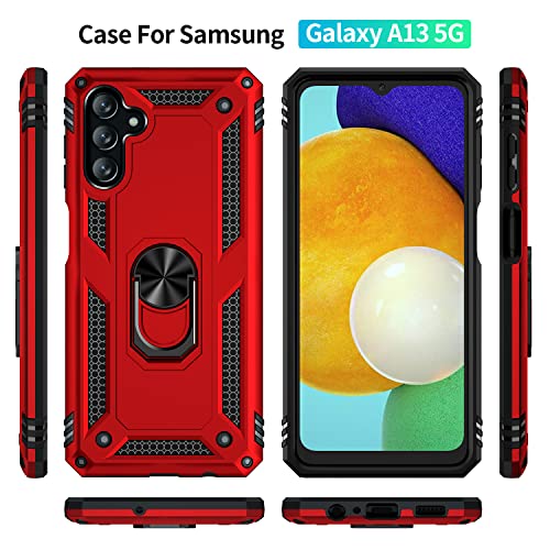JOYTAG compatibile per cover Samsung A13 5G Rosso