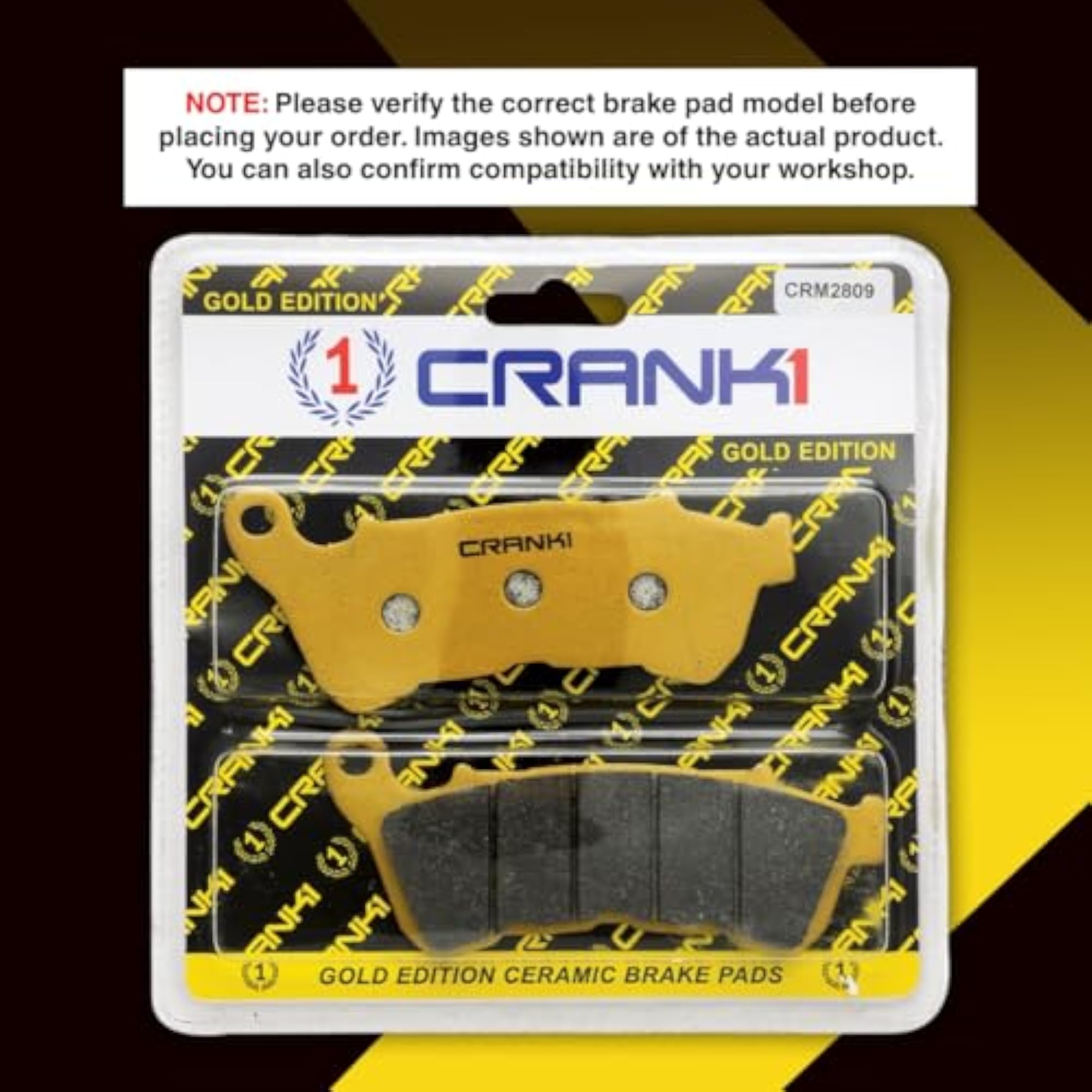 Ceramic Brake Pads for Harley Davidson Sportster Iron 883