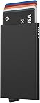 VULKIT Credit Card Holder RFID Blocking Slim Card Wallet Pop up Card Case Aluminium for Men or Women Black