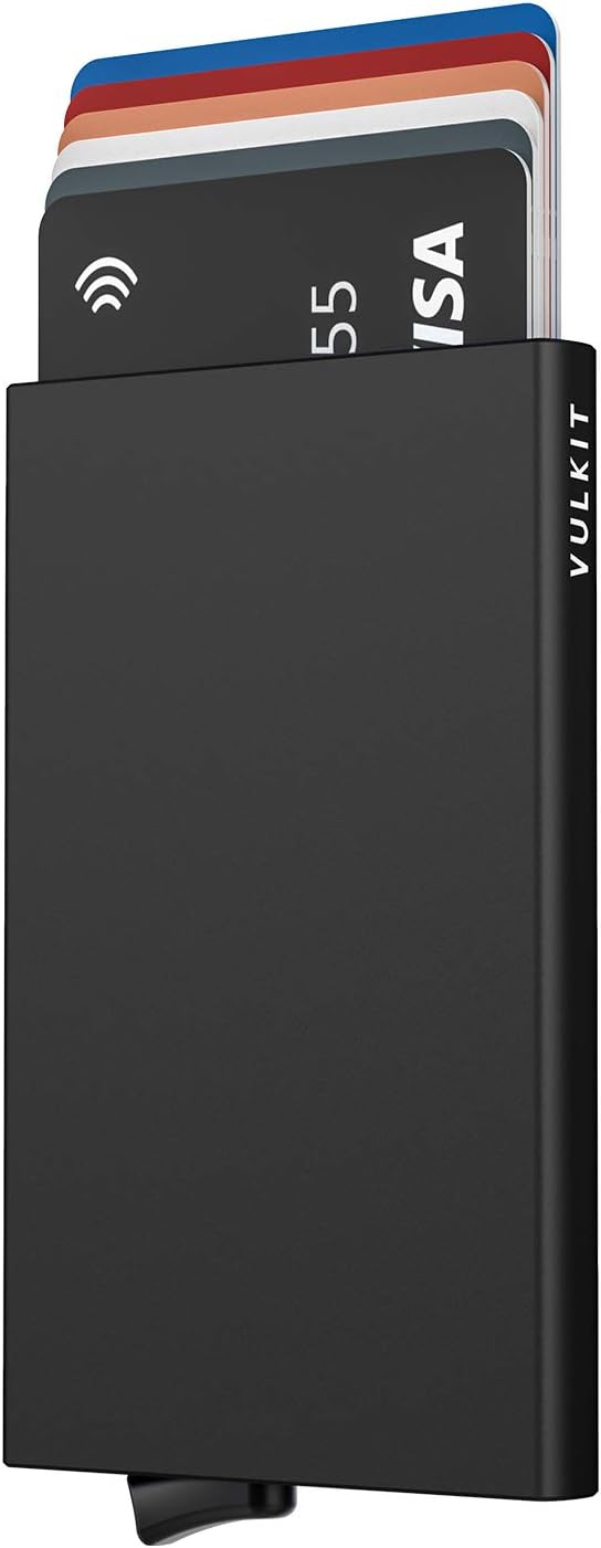 Aluminium Men RFID Blocking Wallet(black)