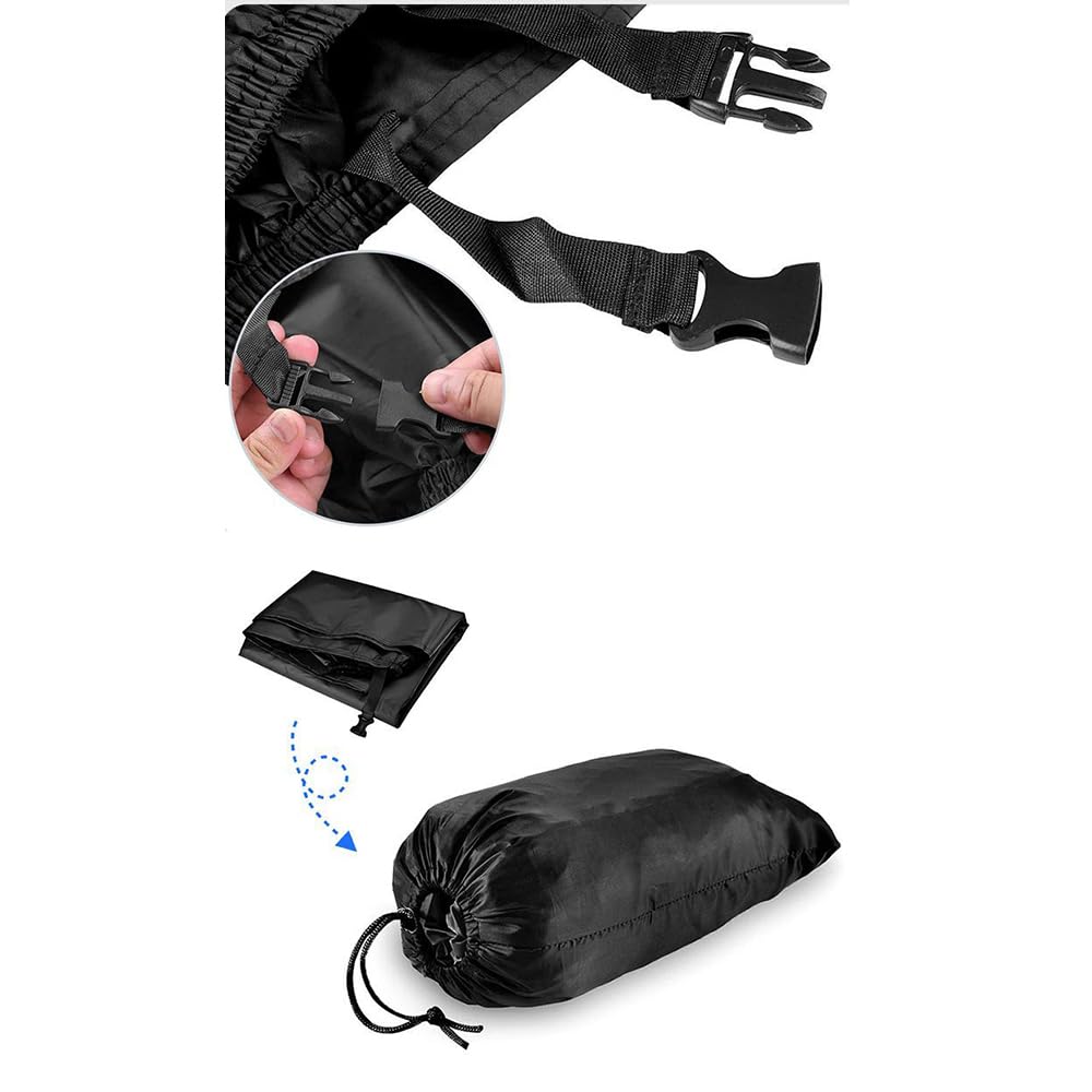 Bâche Moto pour Suzuki SV 650,Imperméable Robuste Anti-UV Housse Protection Extérieure,Couverture Résistante au Vent et à la Poussière en Tissu Oxford Durable