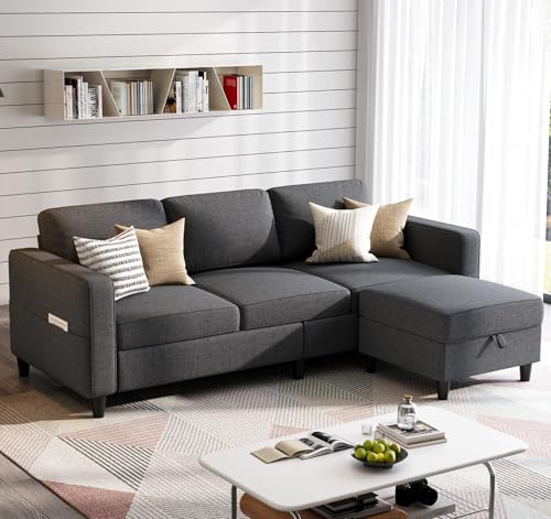 Grzyhem Sectional Sofas Couches for Living Room 78" L-Shaped Small