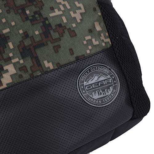 Image of Gear Statement Century 28 Ltrs Black-Camo Multipurpose Backpack for school, college, casual use (BKPSMTCNT0114)