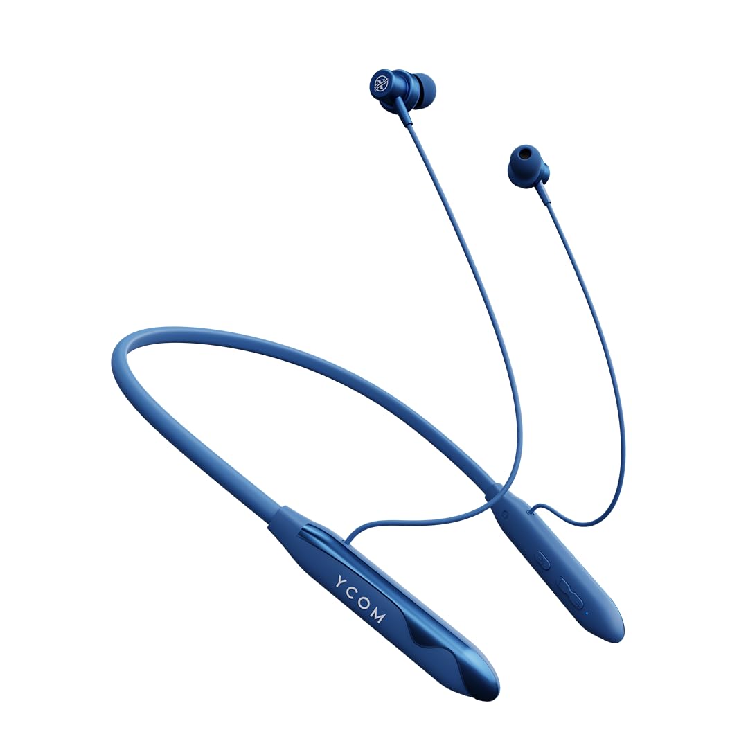 Ycom Fusion 38H Playtime with Fast Charge, Magnetic On & Off & Touch Sensor (Blue)