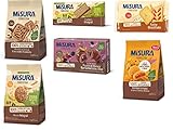 Testpaket Misura Fibraextra Integrali Vollkorn Croissant Crackers Shortbread mit Kürbisfüllung, kekse biscuits 6x Stuck