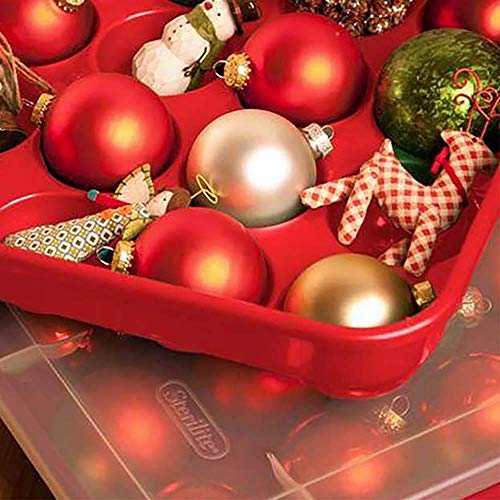 Sterilite 20 Compartment Christmas Holiday Ornament Box Storage Case With Lid (3 Pack) #TOP5