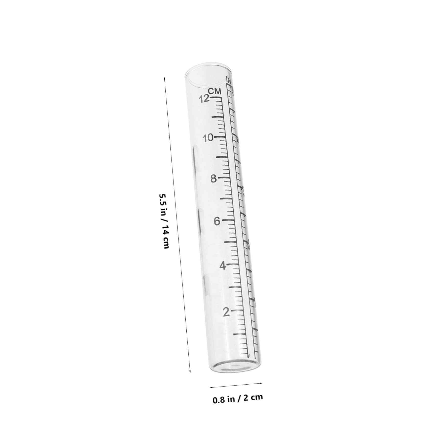 GALPADA Outdoor Rain Gauge with Holder Accurate Rainfall Measurement for Garden Patio and Easy to Install Rain Measuring Device with Stainless Steel Mounting Bracket