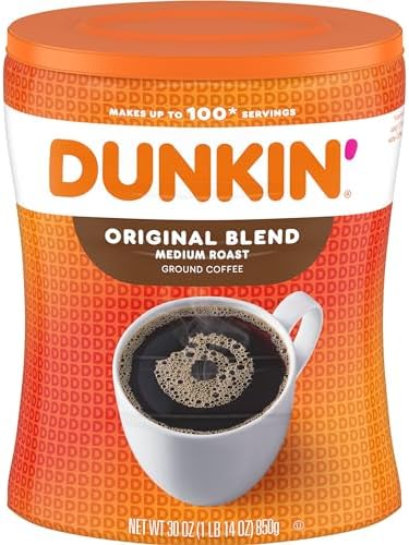 Dunkin' Original Blend Medium Roast Ground Coffee, 30 Ounce