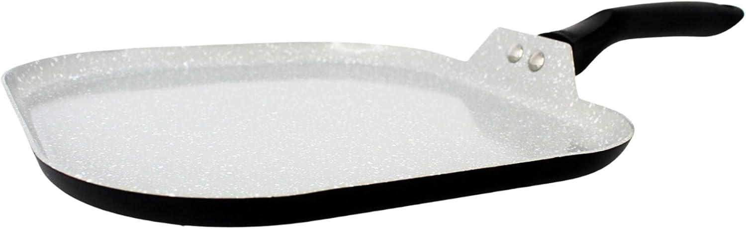 IMUSA 10.5" Premier Ceramic Nonstick Griddle with Cool Touch Handle, Matte Black