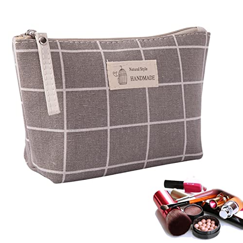 Rubyu-123 Neceser de Lona con Cremallera - Estuche de Maquillaje multifunción Esenciales de Viaje para Mujeres y niñas,Organizador de Neceser de Viaje para Mujeres y niñas