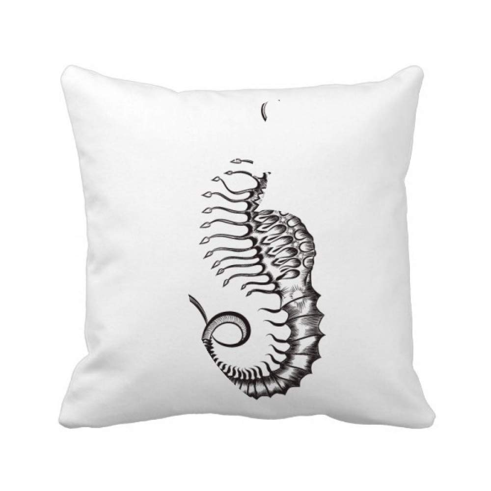 Housse de coussin hippocampe et ananas de qualité supérieure avec motif marin DIY