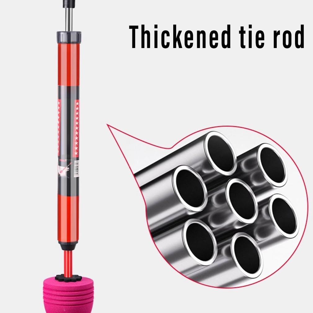 Turbo Flush High Pressure Dredging Tool,High Pressure Toilet Plunger,Toilet Plunger Kit High Pressure Air Drain Clog Remover Plumbing Tool For Bathroom Kitchen Bathtub Clogged Pip (1PCS)