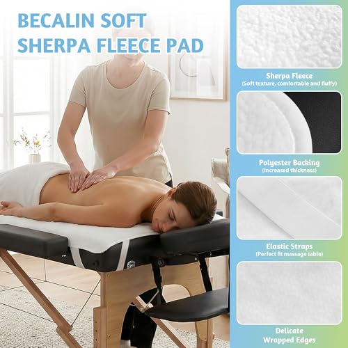 Image of Massage Table Warmer Heating Pad Professional SPA Massage Bed Warmer Pads | with 9 Timer, 9 Heat Settings, Overheat Protection for Massage Bed & Spa, Thickened & Soft Fleece, 30 inch x 71 inch