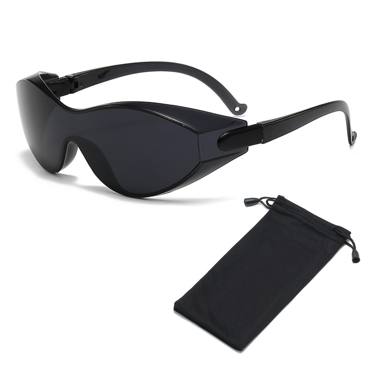 CHENGZI One-piece cycling goggles laser protective goggles (Gray)