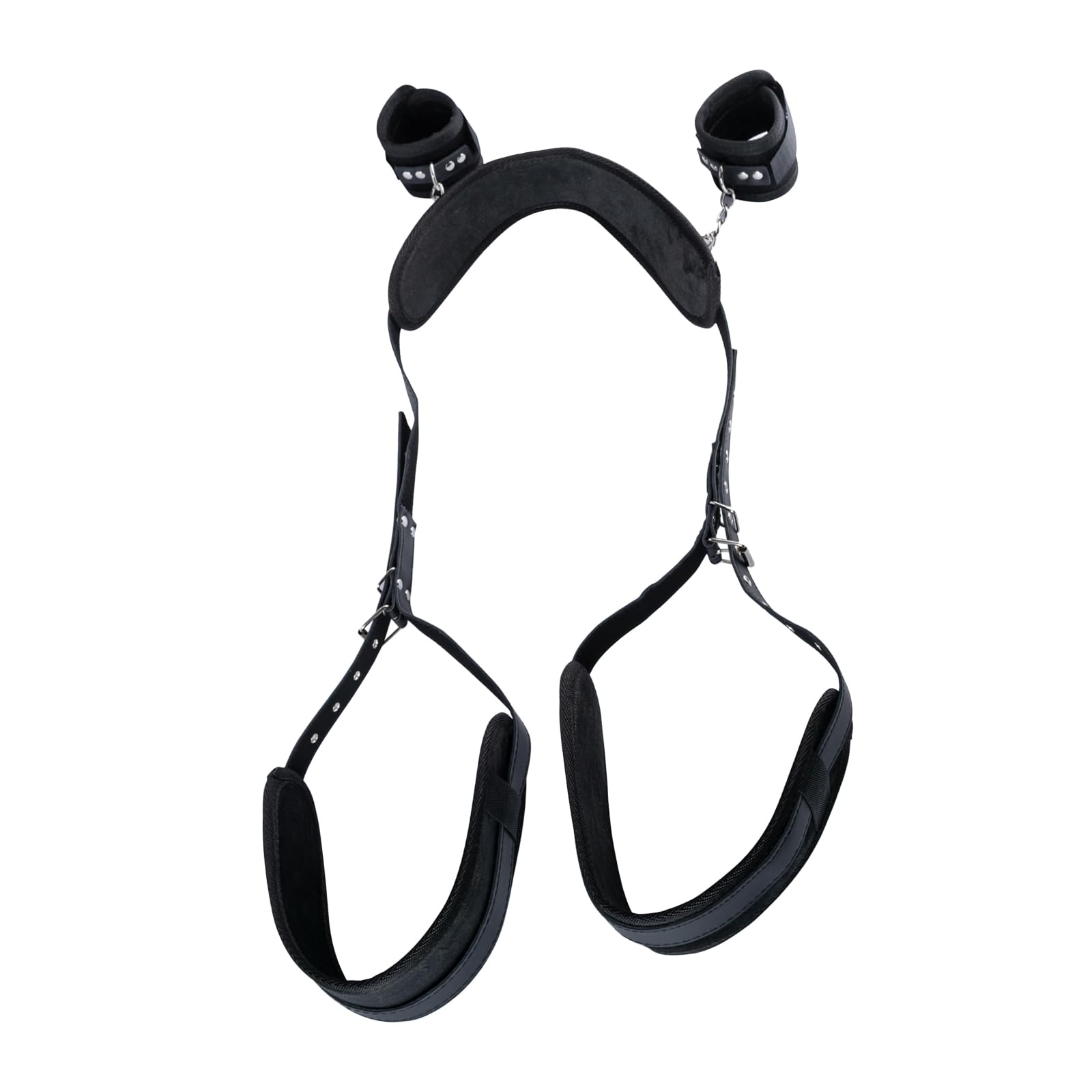 Kit de Bondage– Dorsales avec Corde de Traction & Bandeau Yeux Noir