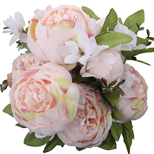 Xiuer, bouquet di fiori di peonia artificiali