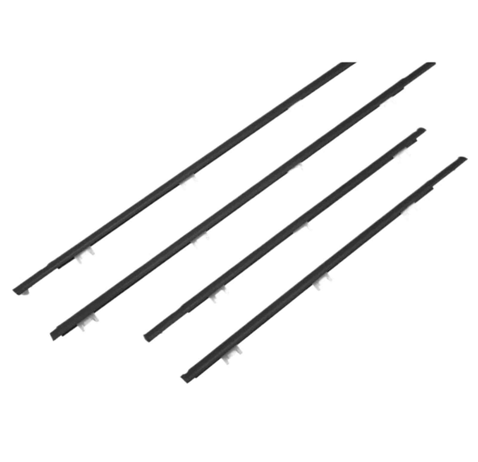 Lkhjdbiy For 1 Car Car Edge Fit For Datsun Sunny B13 For Sentra 1991-1994 4Pcs Window Sweep Weatherstrips 80820-50Y01(For 1 Car)