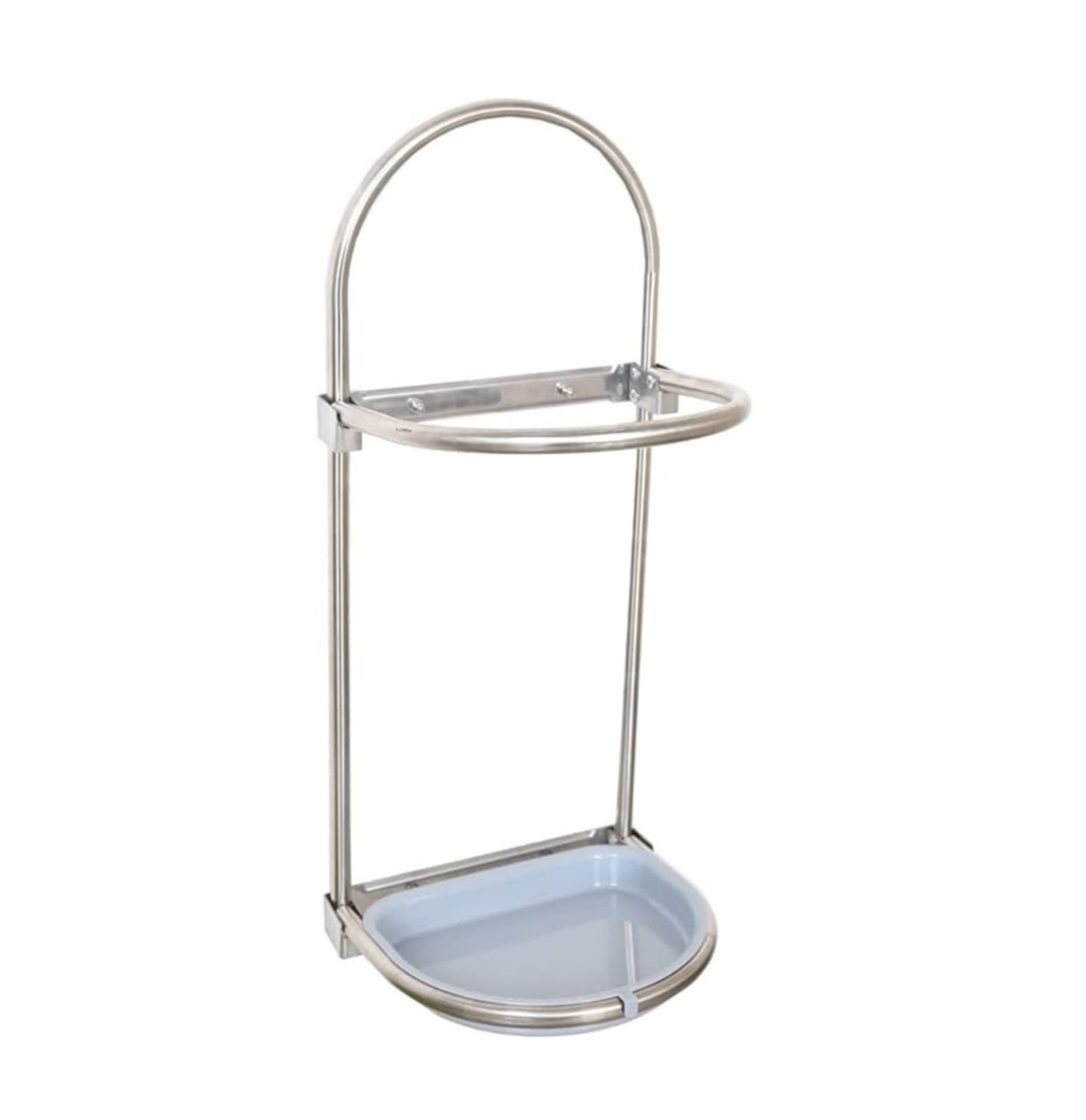 Rohcghc One Color Umbrella Stand, Umbrella Stands Wall Mounted Stand Organizer Foldable Holder With Drip Tray Adjustable Rack