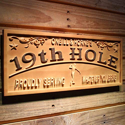 ADVPRO wpa0381 Name Personalized Golf 19th Hole Club House...