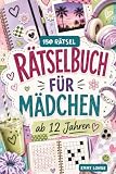 Rätselbuch für Mädchen ab 12 Jahren: 150 abwechslungsreiche Rätsel nur mit Mädchenthemen: Wortsuche, Codesuche, Logicals, Zahlensuche, Denkrätsel und Vieles mehr!