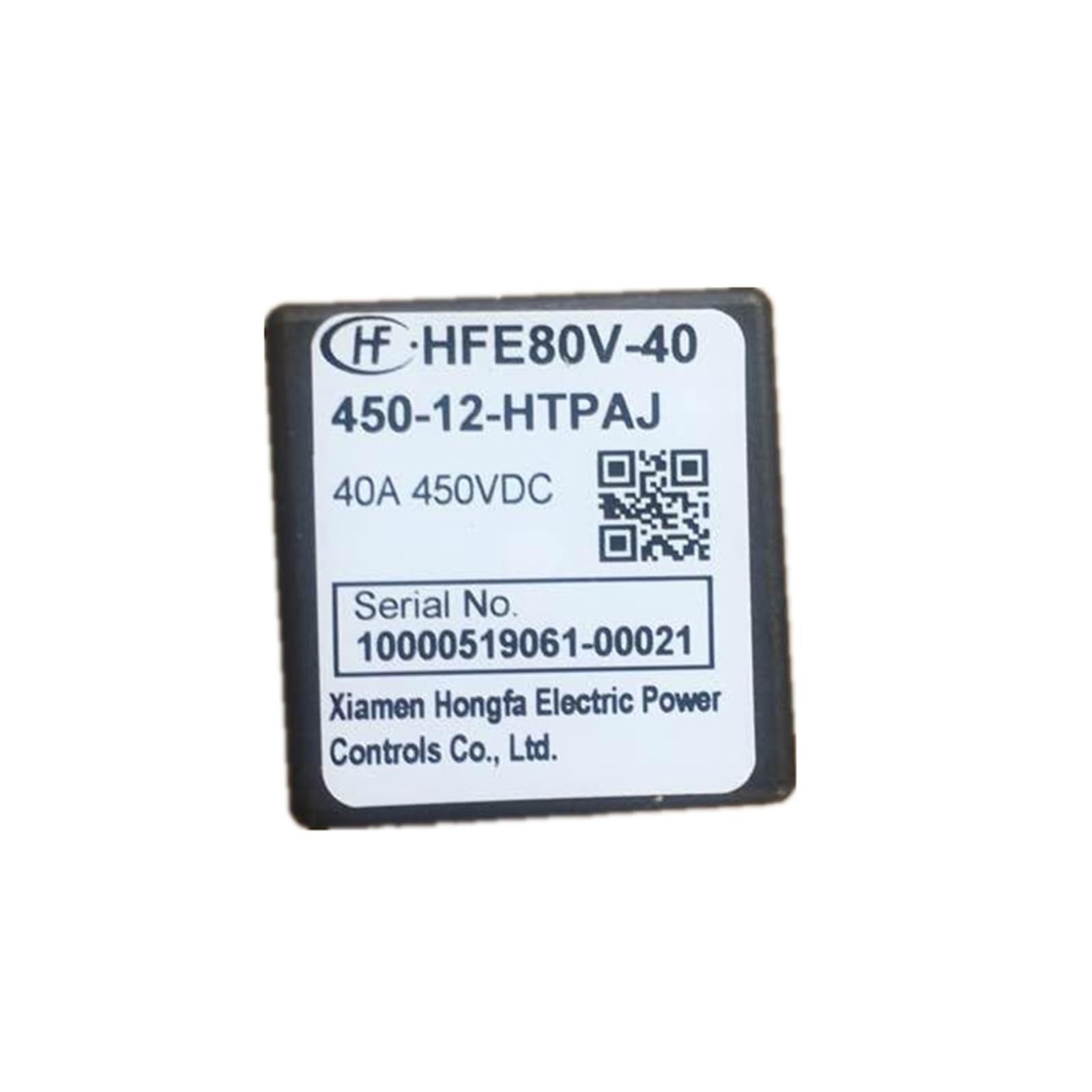 HFE80V-40/450-12-HTPAJ Pre-charged heating 40A relay 12V