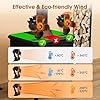 Heat Powered Wood Stove Fan with 4-Blade,Ultra Quiet Fireplace Wood Burning Eco-Friendly Fan Efficient Heat Distribution