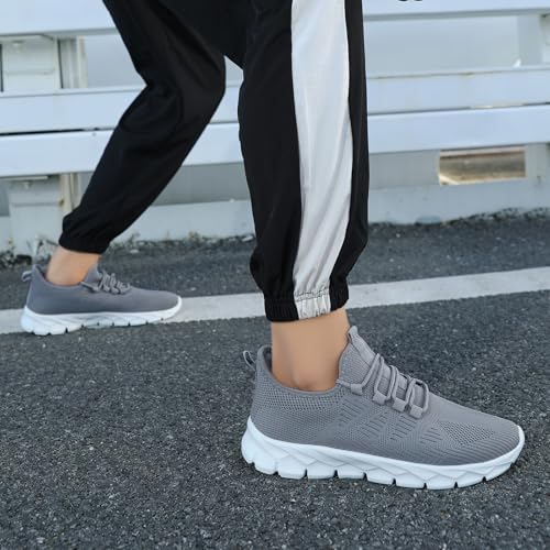 Image of ZGPWZWL Mens Running Shoes Fashion Sneakers for Walking Tennis Gym Shoes Slip On Lightweight and Comfortable