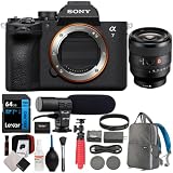 Sony a7 V Full-Frame Mirrorless Interchangeable Lens Camera - Body Only Bundle with Sony FE 50mm f/1.4 GM Lens Full-Frame G Master Lens (E-Mount) + 64GB Card + Camera Bag + Accessories