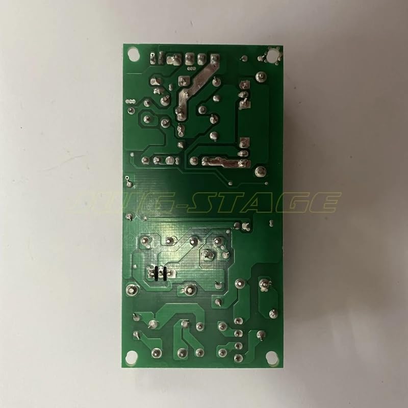 กลับ view of the HY-60W-12V+24V+TA Mini Switching Power Supply board, showing solder points and circuit traces.