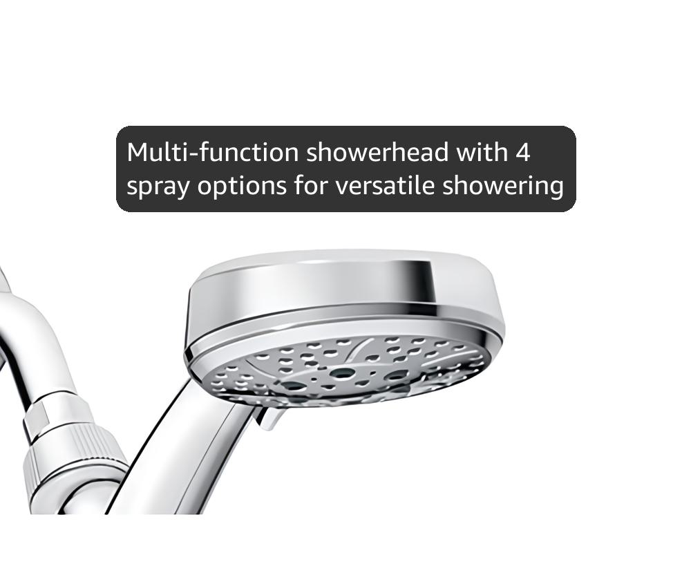 Moen Meena Chrome Single Handle Modern Bathtub and Shower Faucet