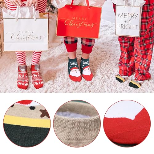 Calendrier de l'Avent pour chaussettes de Noël 2024 pour adultes, calendrier de Noël avec 12/24 surprises, chaussettes de Noël, compte à rebours, coffret cadeau festif amusant (12 paires) – vue 4