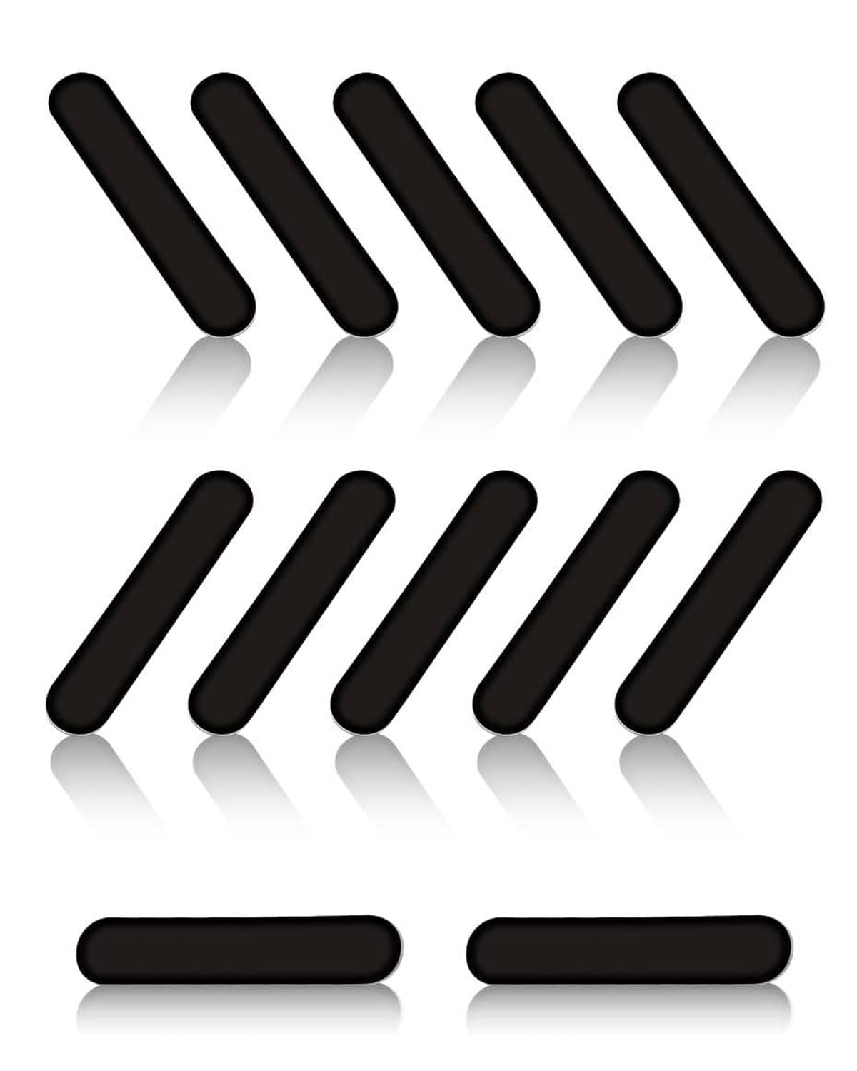 Cinta de Plomo Adhesiva de Tenis Golf Pickleball 5g 12 pcs Negro